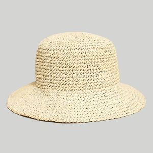 Madewell Straw Bucket Hat